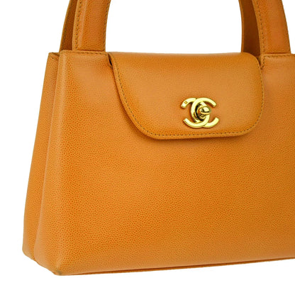 Chanel * 1997-1999 Orange Caviar Handbag