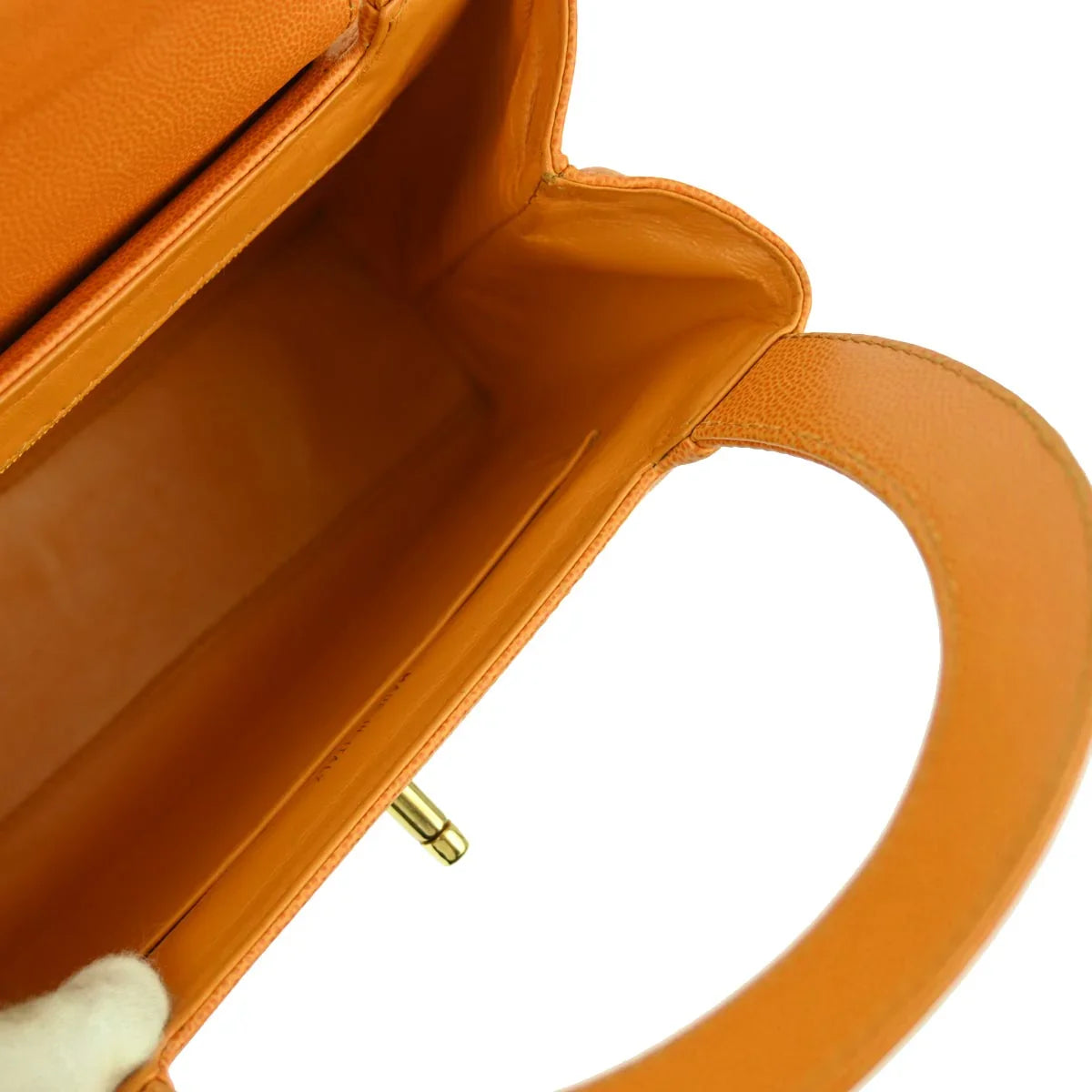 Chanel * 1997-1999 Orange Caviar Handbag