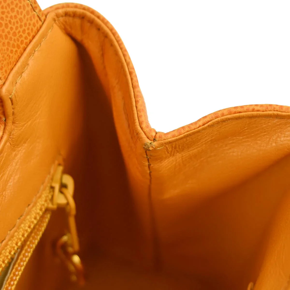 Chanel * 1997-1999 Orange Caviar Handbag