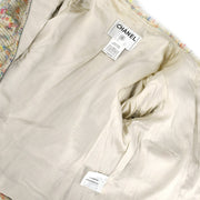 Chanel Setup Suit Jacket Skirt Ivory 04A #40