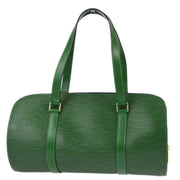 Louis Vuitton 1997 Green Epi Soufflot Handbag M52224