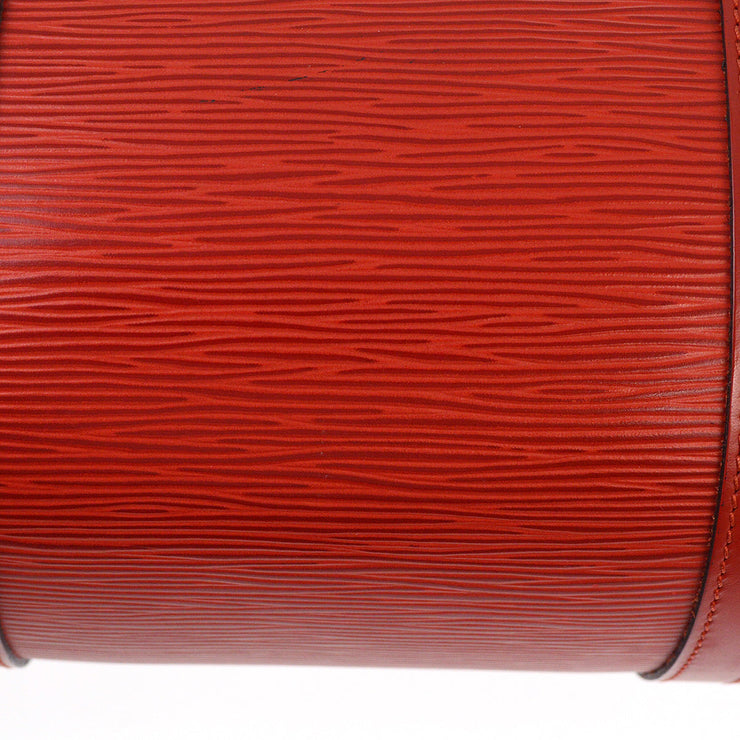 Louis Vuitton 1997 Red Epi Soufflot Handbag M52227