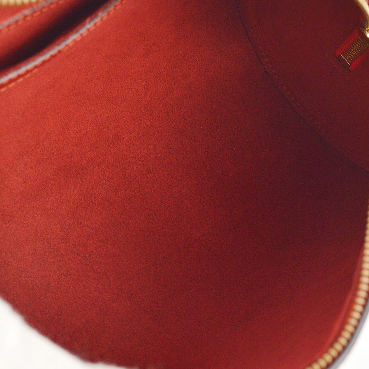 Louis Vuitton 1997 Red Epi Soufflot Handbag M52227