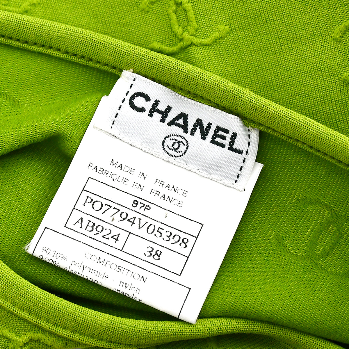 Chanel Cropped T-shirt Top Green 97P #38 – AMORE Vintage Tokyo