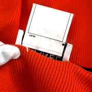 Chanel Cropped T-shirt Top Red 95P #34