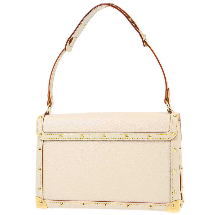 Louis Vuitton 2004 White Suhali L'aimable Handbag M92846