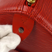 Louis Vuitton 1995 Red Epi Speedy 30 Handbag M43007