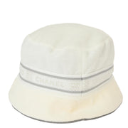 Chanel Sport Line Bucket Hat White #M Small Good