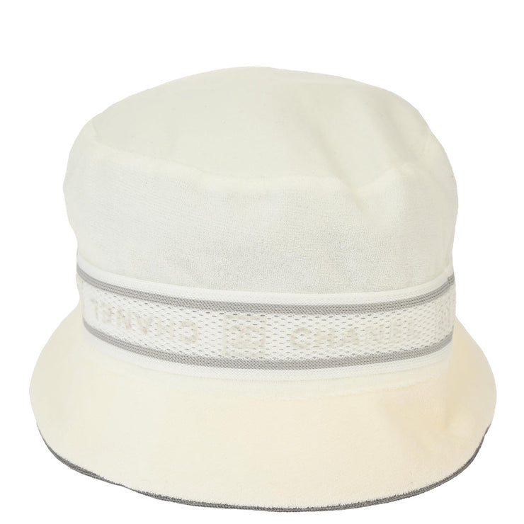 Chanel Sport Line Bucket Hat White #M Small Good