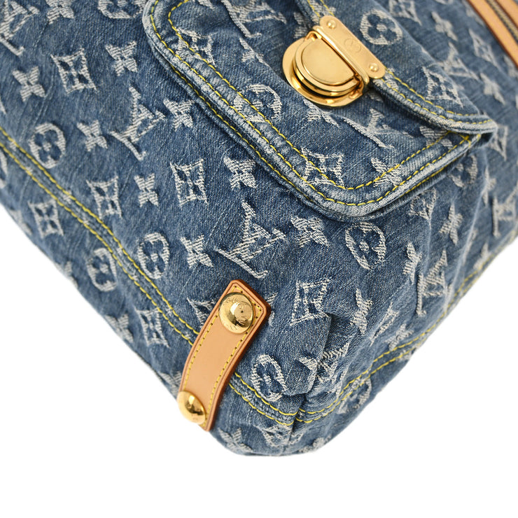 Louis Vuitton Blue Monogram Denim Baggy GM Shoulder Bag M95048