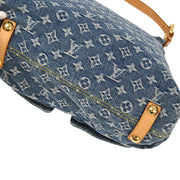 Louis Vuitton Blue Monogram Denim Baggy GM Shoulder Bag M95048