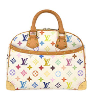 Louis Vuitton 2005 White Monogram Multicolor Trouville Handbag M92663