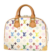 Louis Vuitton 2005 White Monogram Multicolor Trouville Handbag M92663