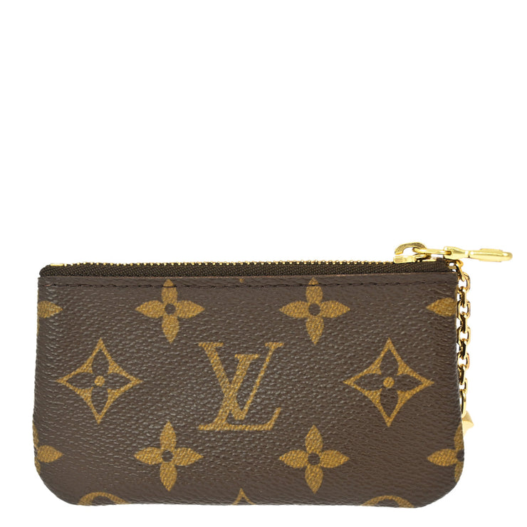 Louis Vuitton 2005 Monogram Pochette Cles Coin Purse Wallet M62650