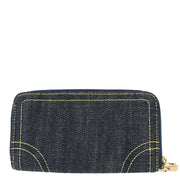 Chanel 2005-2006 Indigo Denim Wallet Purse