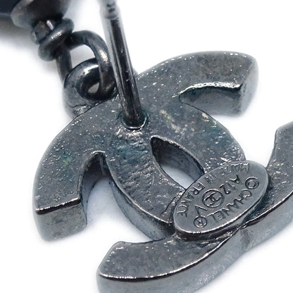 Chanel 2012 Dangle Piercing Earrings Silver A12V