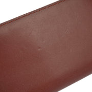 Cartier Bifold Wallet Purse Bordeaux