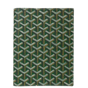 Goyard 2007 Castiglione Note Book Cover Green Small Good