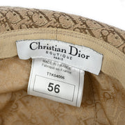 Christian Dior Beige Trotter Hat #56 Small Good