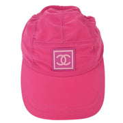 Chanel Sport Line Cap Hat Pink #S Small Good