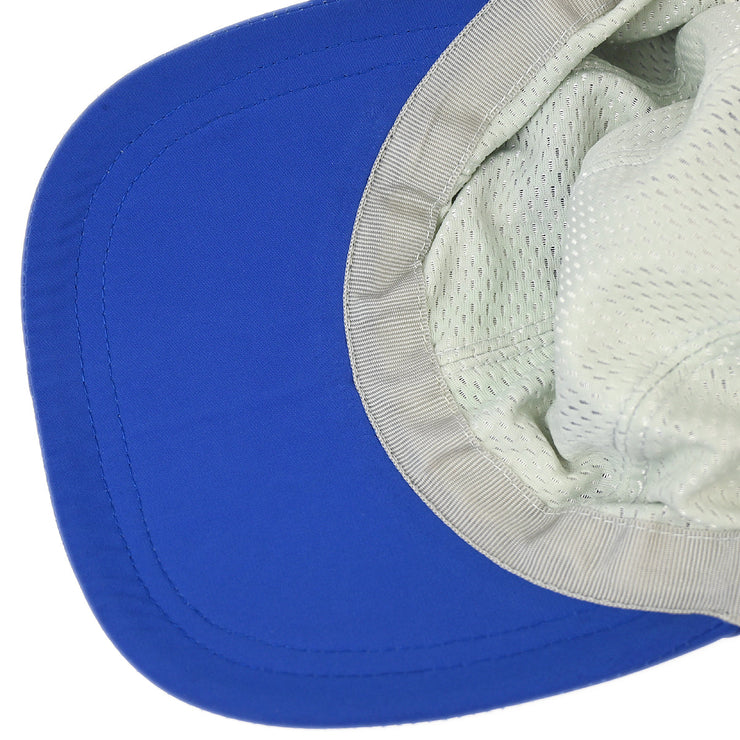 Chanel Sport Line Cap Hat Blue #M Small Good