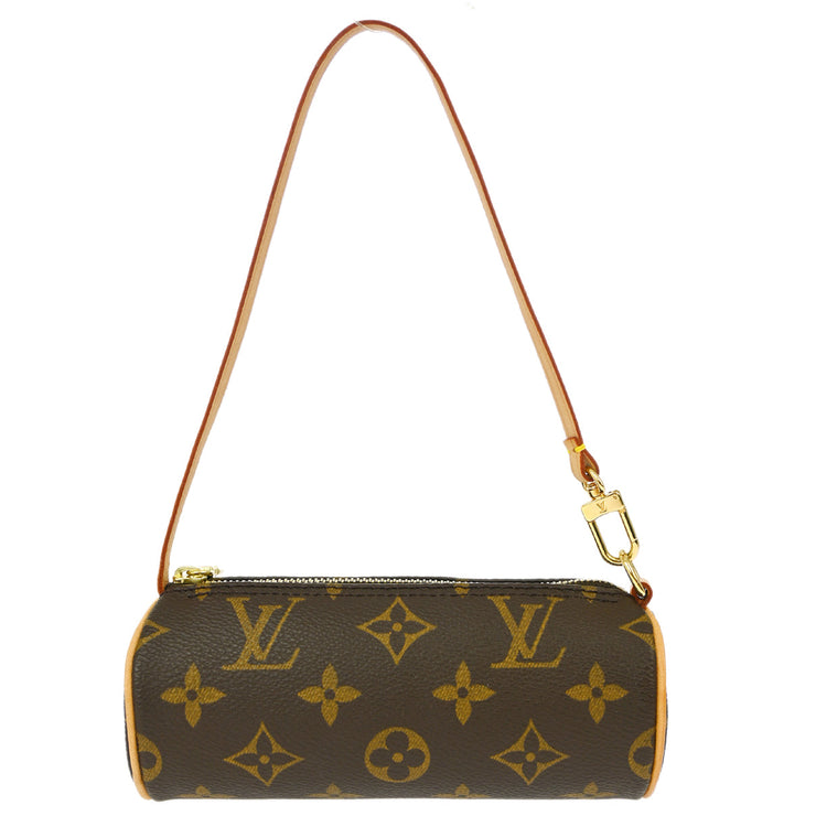 Louis Vuitton Monogram Papillon Attached Pouch Bag