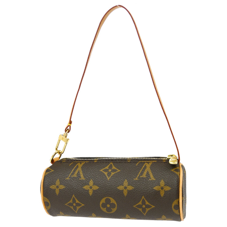 Louis Vuitton Monogram Papillon Attached Pouch Bag