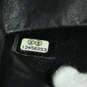 Chanel 2009-2010 Black Caviar Medium Classic Double Flap Shoulder Bag