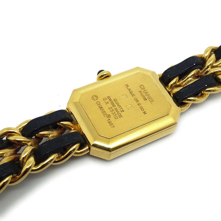 Chanel Premiere Quartz Watch Gold #L