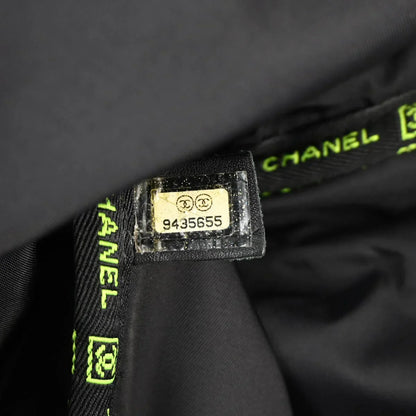 Chanel 2004-2005 Black Nylon Sport Line 2way Gym Shoulder Handbag