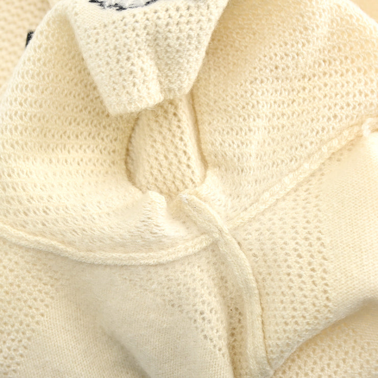 Chanel Sweater Knit Top Ivory 01C #38