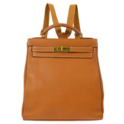 Hermes 2000 Gold Togo Kelly Ado GM Backpack