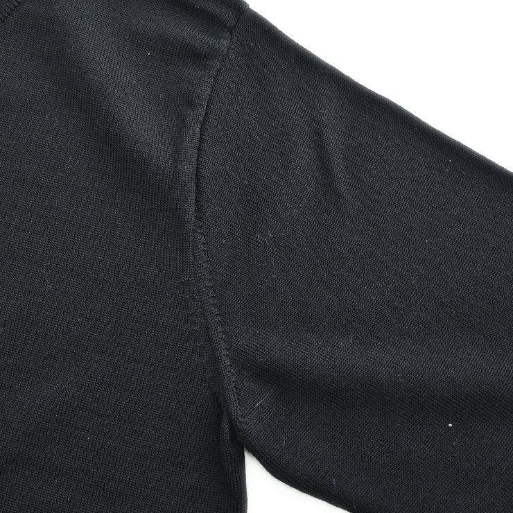 Yves Saint Laurent Setup Sweater Skirt Black #M #9