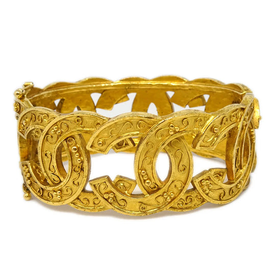 Chanel Bracelet Bangle Gold 96A