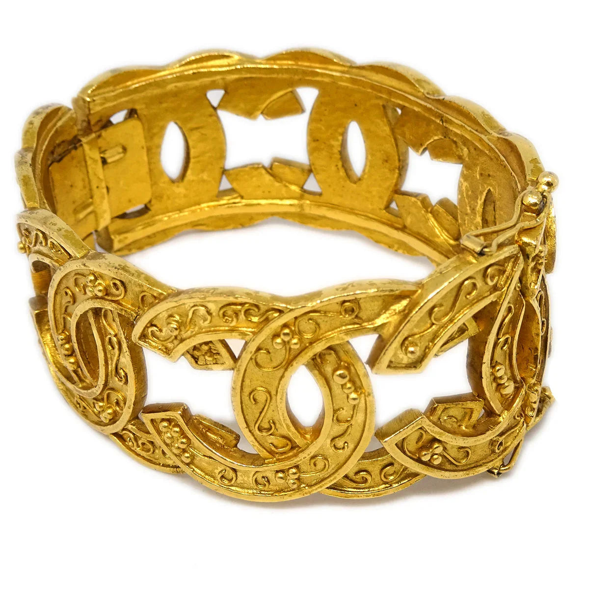 Chanel Bracelet Bangle Gold 96A