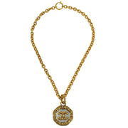 Chanel Gold CC Pendant Necklace 93A