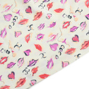 Chanel Lipstick Cropped T-shirt Ivory P95 #42