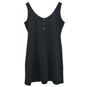 Chanel Sleeveless Dress Black 97C #46