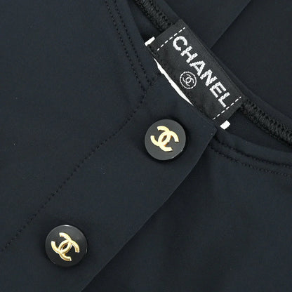 Chanel 1997 Sleeveless Dress Black #46