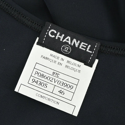 Chanel 1997 Sleeveless Dress Black #46