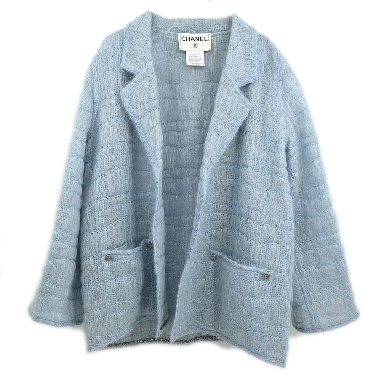 Chanel Jacket Light Blue 98A #38