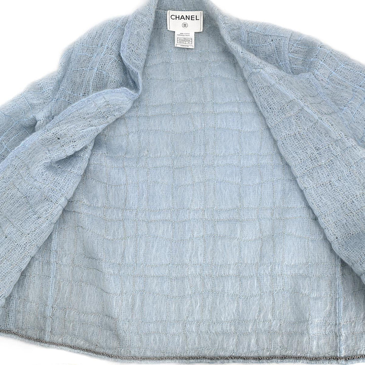 Chanel Jacket Light Blue 98A #38