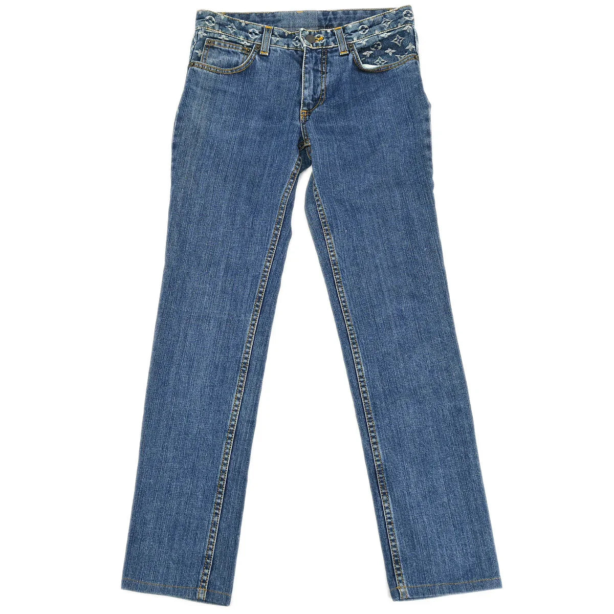 Louis Vuitton Monogram Denim Long Pants Indigo #34