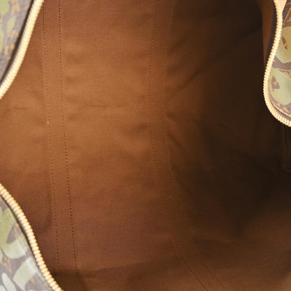Louis Vuitton 2001 Khaki Monogram Graffiti Keepall 50 Duffle M92196