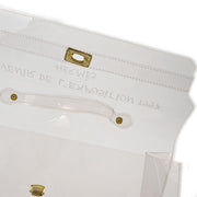 Hermes Clear Vinyl Kelly Beach Handbag