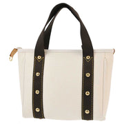 Louis Vuitton 2005 White Antigua Cabas PM Tote Bag M40039