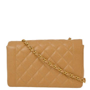 Chanel Beige Caviar Medium Diana Shoulder Bag