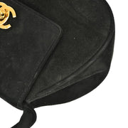 Chanel Black Suede Handbag