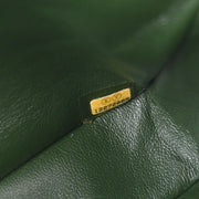 Chanel Green Lambskin East West Shoulder Bag