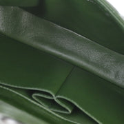 Chanel Green Lambskin East West Shoulder Bag